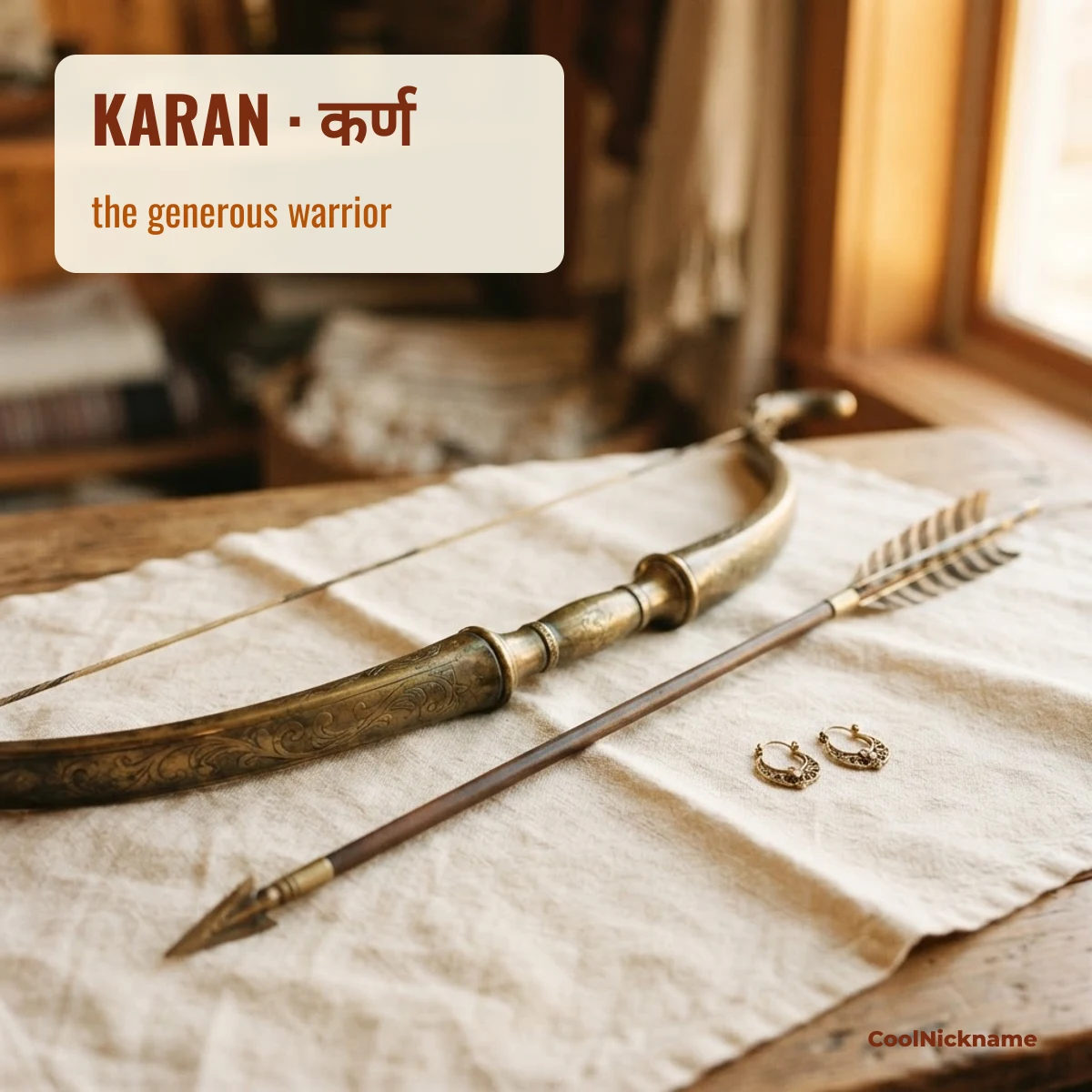 Karan stylish name in fancy fonts and frames on CoolNickname