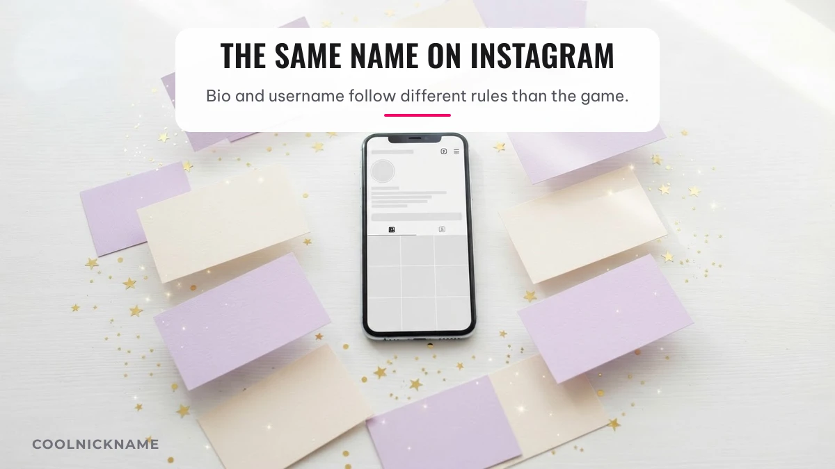 Raistar name style copy used as an Instagram username and bio