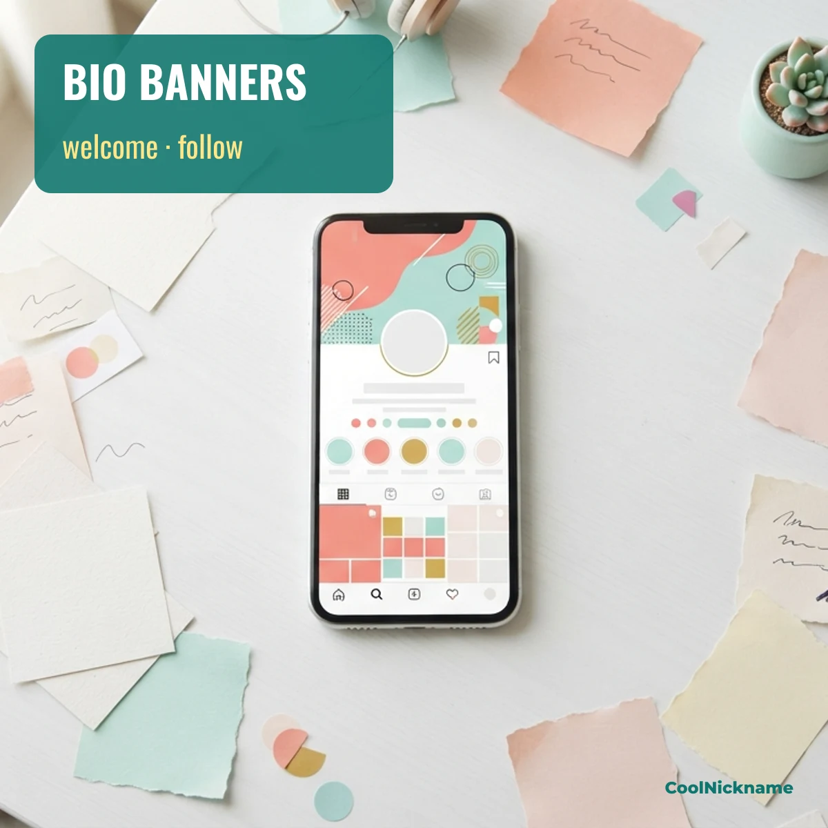 Welcome to my profile stylish name banner for an Instagram bio on CoolNickname